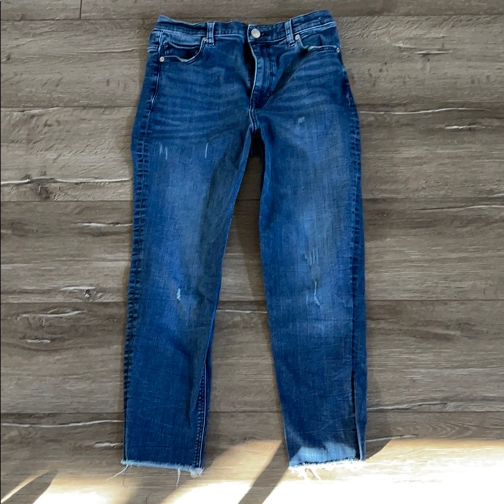 Express girlfriend high rise jeans